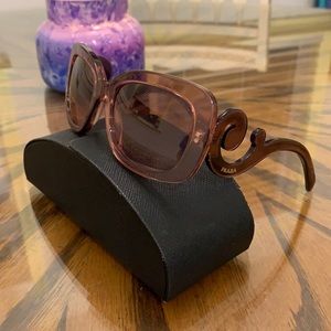 Prada Burgundy Sunglasses